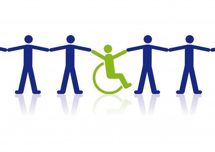 image représentant l’inclusion des handicapés